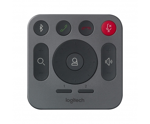 Logitech accesorio para videoconferencia Mando a distancia Gris