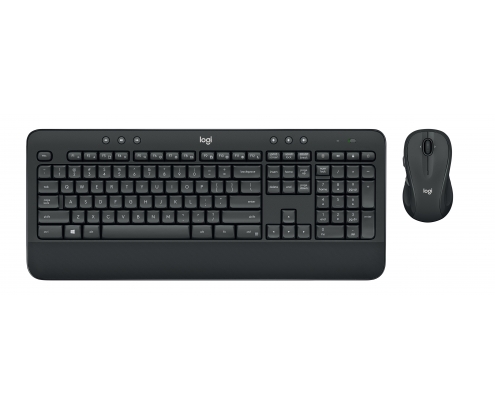 Logitech advanced combo teclado y raton rf inalambrico qwertz aleman negro