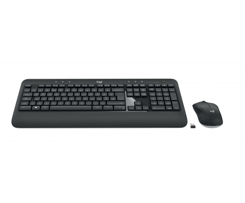 Logitech Advanced MK540 teclado Ratón incluido USB AZERTY Francés Negro, Blanco