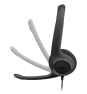 Logitech Auriculares con Cable H390 para PC/Portátil, Auriculares Estéreo con Micrófono con Supresión de Ruido, USB-C, Controles en línea, funcio