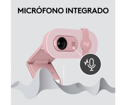 Logitech Brio 100 cámara web 2 MP 1920 x 1080 Pixeles USB Rosa