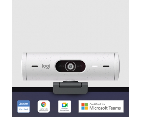 Logitech Brio 500 cámara web 4 MP 1920 x 1080 Pixeles USB-C Blanco