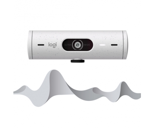 Logitech Brio 500 cámara web 4 MP 1920 x 1080 Pixeles USB-C Blanco