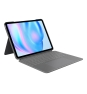 Logitech Combo Touch, Funda con Teclado, iPad Air 13 Pulgadas (M2)(2024) - Teclado retroiluminado extraíble con Soporte abatible, Escritura cómoda, 