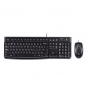 Logitech Desktop MK120 teclado Ratón incluido USB QWERTY Italiano Negro