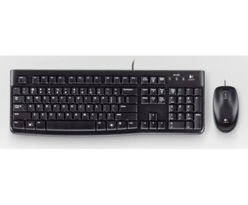 Logitech Desktop MK120 teclado USB QWERTZ Alemán Negro