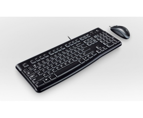Logitech Desktop MK120 teclado USB QWERTZ Alemán Negro