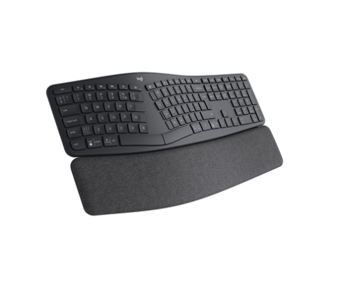 Logitech ERGO K860 teclado Oficina Bluetooth QWERTY Internacional de EE.UU. Grafito