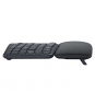 Logitech Ergo K860 teclado RF Wireless + Bluetooth Italiano Grafito