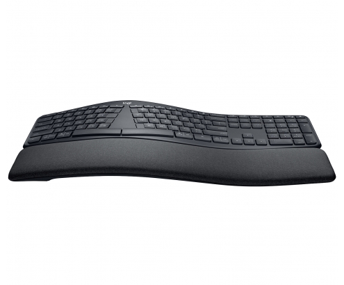 Logitech Ergo K860 teclado RF Wireless + Bluetooth Italiano Grafito