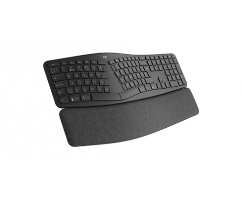 Logitech Ergo K860 teclado RF Wireless + Bluetooth Italiano Grafito