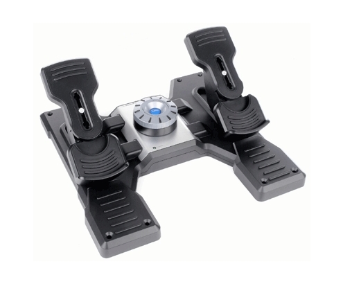 Logitech G Flight Rudder Pedals Negro, Plata USB 2.0 Simulador de Vuelo Analógico/Digital PC