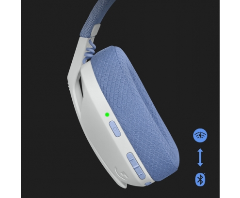 Logitech G G435 LIGHTSPEED Wireless Gaming Headset Auriculares Inalámbrico Diadema Juego Bluetooth Blanco