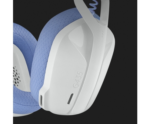 Logitech G G435 LIGHTSPEED Wireless Gaming Headset Auriculares Inalámbrico Diadema Juego Bluetooth Blanco