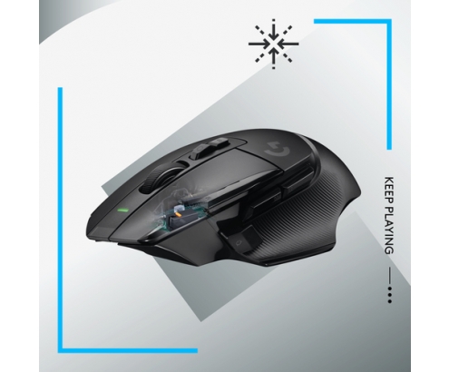Logitech G G502 X Lightspeed ratón mano derecha RF inalámbrico Í“ptico 25600 DPI