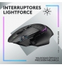 Logitech G G502 X Plus ratón mano derecha RF inalámbrico Í“ptico 25600 DPI