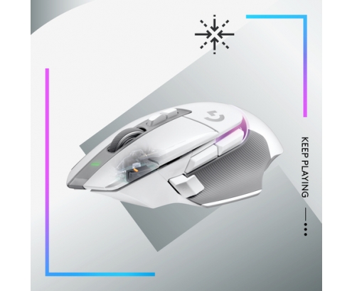 Logitech G G502 X Plus ratón mano derecha RF inalámbrico Í“ptico 25600 DPI