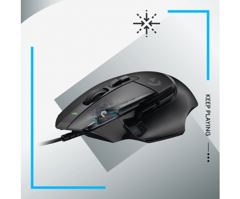 Logitech G G502 X ratón mano derecha USB tipo A Í“ptico 25600 DPI