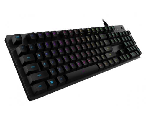 Logitech G G512 Teclado gaming usb mecanico qwerty español carbono