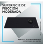 Logitech G G640 Alfombrilla de ratón para juegos Negro