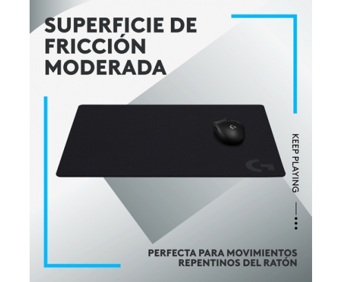 Logitech G G640 Alfombrilla de ratón para juegos Negro
