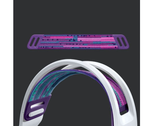 Logitech G G733 LIGHTSPEED Wireless RGB Gaming Headset Auriculares Inalámbrico Diadema Juego Blanco