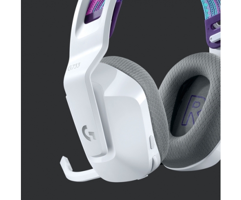 Logitech G G733 LIGHTSPEED Wireless RGB Gaming Headset Auriculares Inalámbrico Diadema Juego Blanco