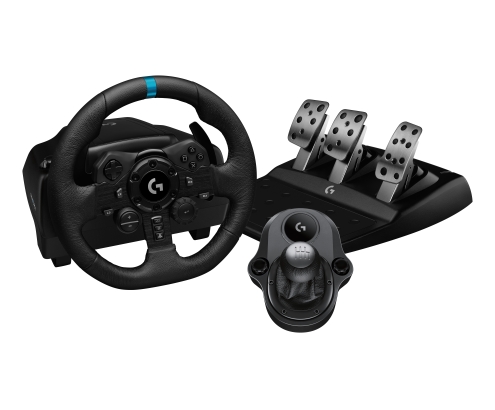 Logitech G G923 SE Negro USB 2.0 Volante + Pedales + Palanca de control PC, PlayStation 4, PlayStation 5