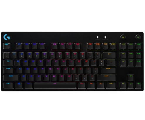 Logitech G pro teclado gaming usb qwerty internacional de ee.uu negro