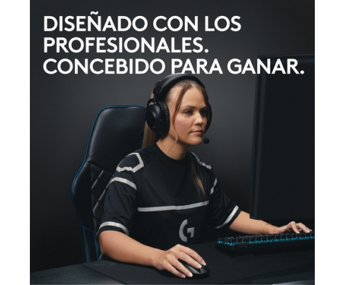 Logitech G PRO X ratón mano derecha RF inalámbrico Í“ptico 32000 DPI