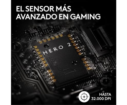 Logitech G PRO X ratón mano derecha RF inalámbrico Í“ptico 32000 DPI