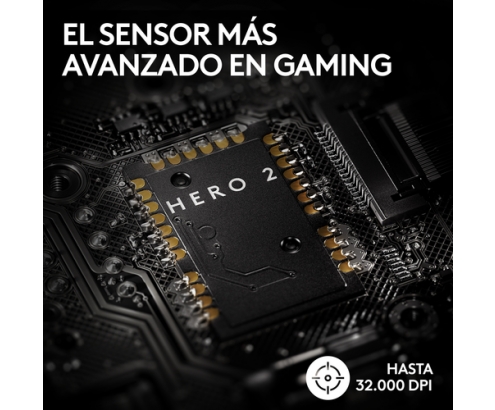 Logitech G PRO X ratón mano derecha RF inalámbrico Í“ptico 32000 DPI
