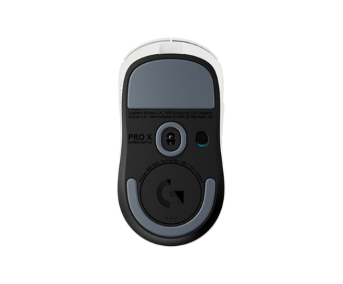 Logitech G PRO X SUPERLIGHT 2c, ratón inalámbrico para gaming ratón compacto de 53 g de calidad profesional con 5 botones programables, carga por U