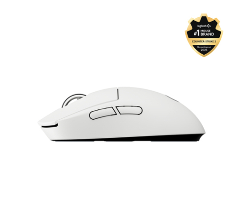 Logitech G PRO X SUPERLIGHT 2c, ratón inalámbrico para gaming ratón compacto de 53 g de calidad profesional con 5 botones programables, carga por U