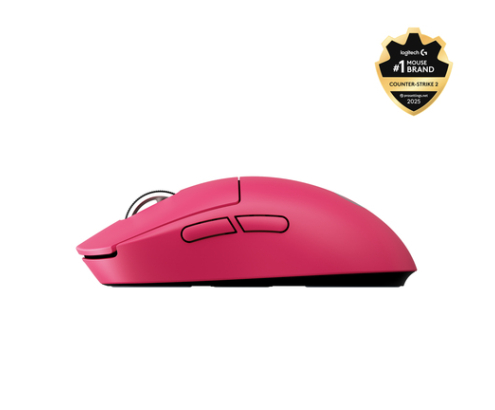 Logitech G PRO X SUPERLIGHT 2c, ratón inalámbrico para gaming ratón compacto de 53 g de calidad profesional con 5 botones programables, carga por U