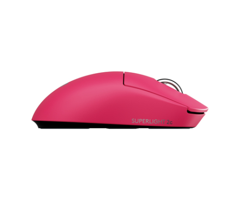Logitech G PRO X SUPERLIGHT 2c, ratón inalámbrico para gaming ratón compacto de 53 g de calidad profesional con 5 botones programables, carga por U