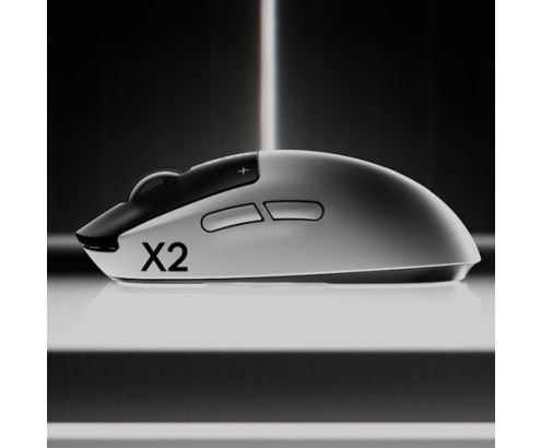 Logitech G PRO X2 SUPERSTRIKE ratón Juego mano derecha RF Wireless + USB Type-C Óptico 44000 DPI