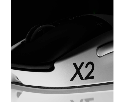 Logitech G PRO X2 SUPERSTRIKE ratón Juego mano derecha RF Wireless + USB Type-C Óptico 44000 DPI