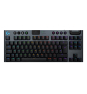 Logitech G Teclado para gaming inalámbrico de perfil bajo G915 X LIGHTSPEED TKL, teclas de PBT de doble moldeado, teclas totalmente programables, ret