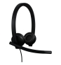 Logitech H570e Auriculares Alámbrico Diadema Oficina/Centro de llamadas USB tipo A Negro