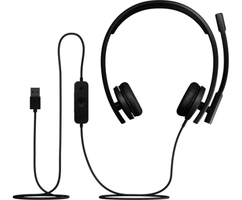 Logitech H570e Auriculares Alámbrico Diadema Oficina/Centro de llamadas USB tipo A Negro