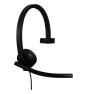 Logitech H570e Auriculares Alámbrico Diadema Oficina/Centro de llamadas USB tipo A Negro