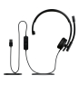 Logitech H570e Auriculares Alámbrico Diadema Oficina/Centro de llamadas USB tipo A Negro