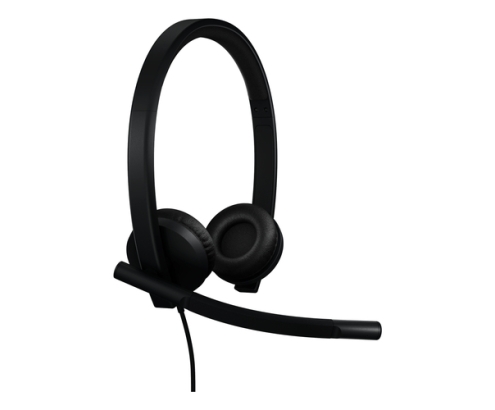 Logitech H570e Auriculares Alámbrico Diadema Oficina/Centro de llamadas USB Tipo C Negro