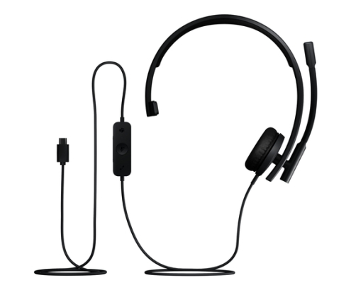 Logitech H570e Auriculares Alámbrico Diadema Oficina/Centro de llamadas USB Tipo C Negro