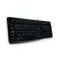 Logitech K120 Corded Keyboard teclado USB QWERTZ Alemán Negro