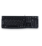 Logitech K120 Corded Keyboard teclado USB QWERTZ Alemán Negro