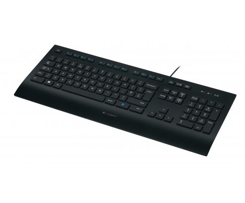 Logitech K280e teclado USB QWERTZ Alemán Negro 920-008669