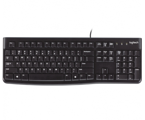 Logitech Keyboard K120 for Business teclado USB Eslovaco Negro