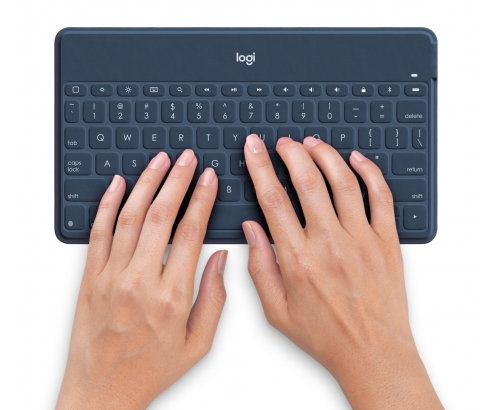 Logitech keys to go teclado inalambrico bluetooth español azul 